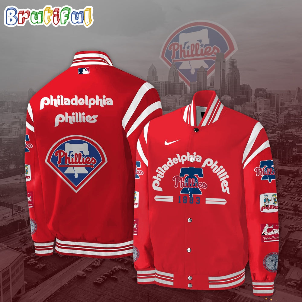 MLB Philadelphia Phillies Est 1883 Baseball Jacket