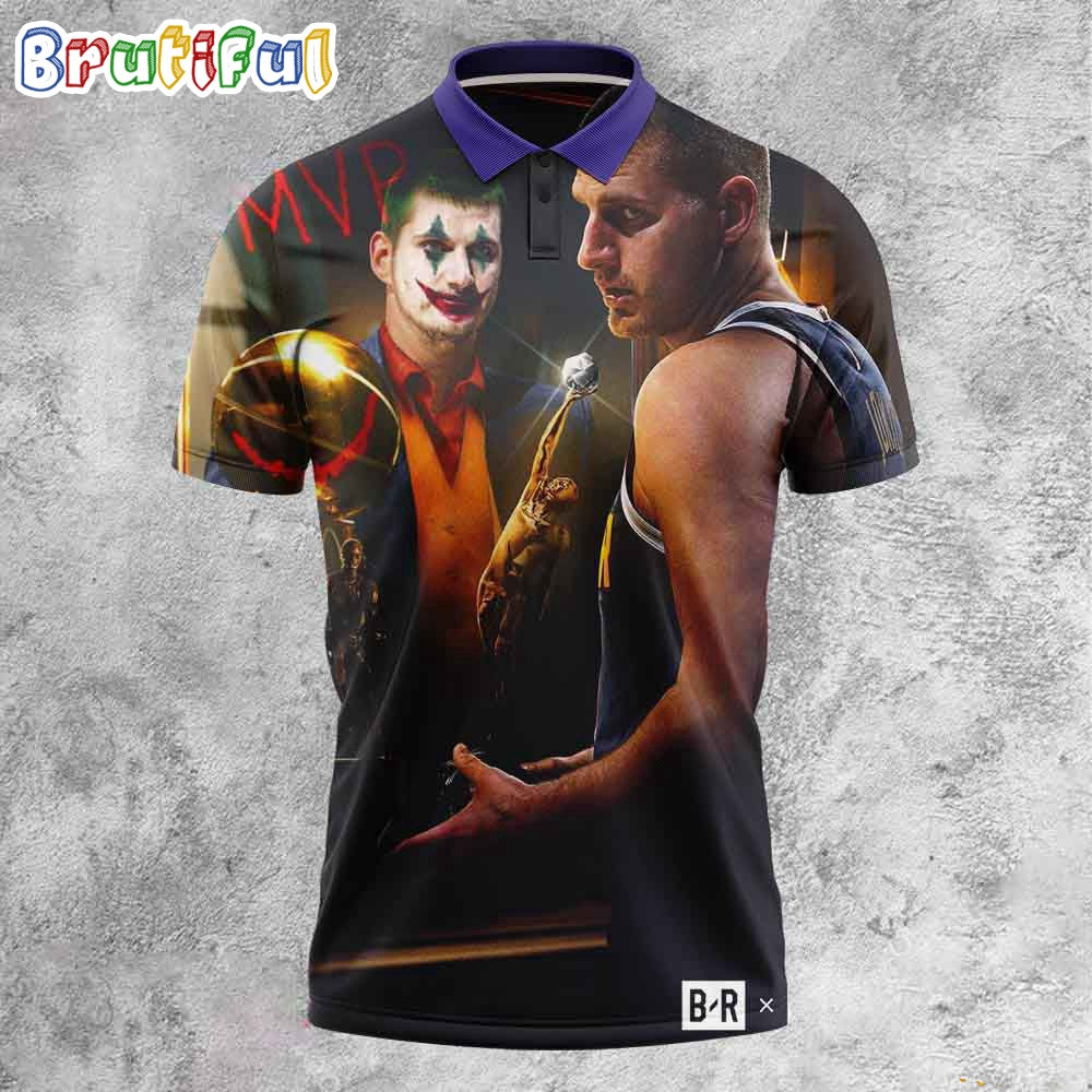 NBA The Joker Wins His 3rd MVP Award Another One For Nikola Jokic Polo Shirt