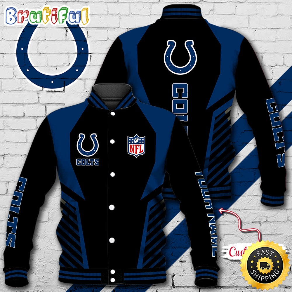 NFL Indianapolis Colts Baseball Jacket Football Sports Jacket