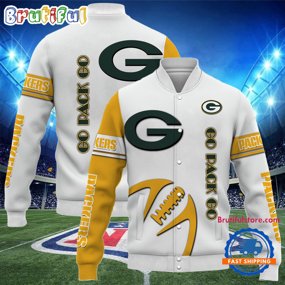Green Bay Packers 2024 NFL Team Limited Edition New Design Baseball Jacket