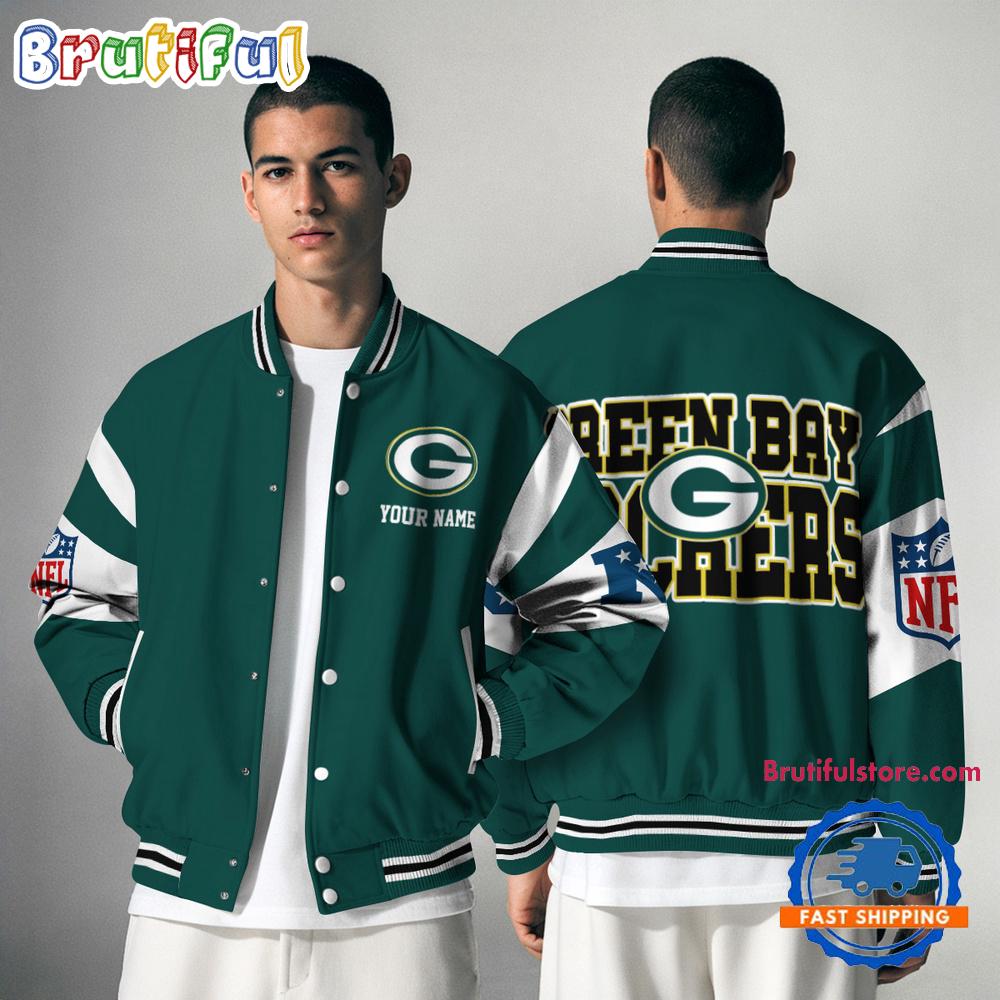 Green Bay Packers National Football Conference Unisex Baseball Jacket