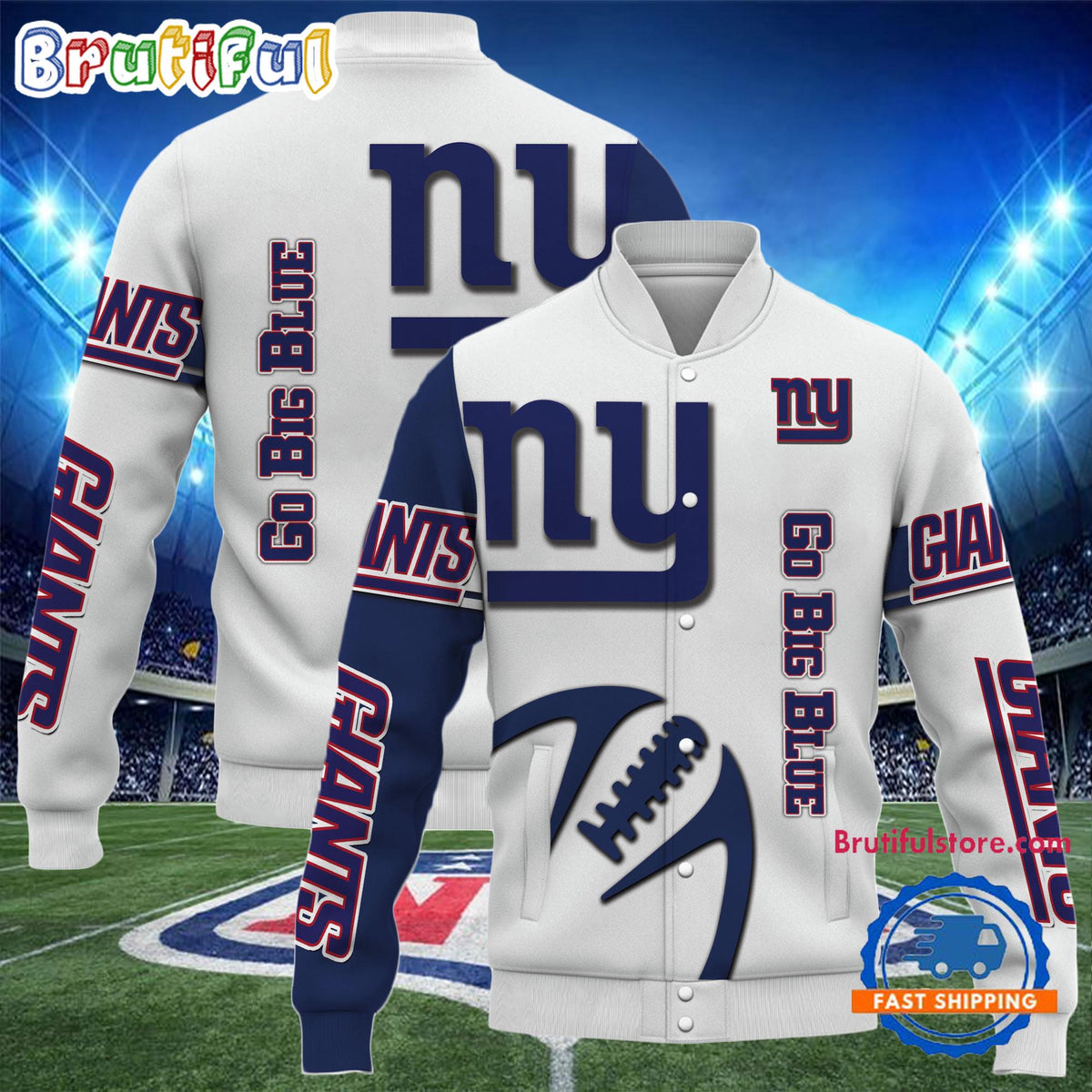 New York Giants 2024 NFL Team Limited Edition New Design Baseball Jacket