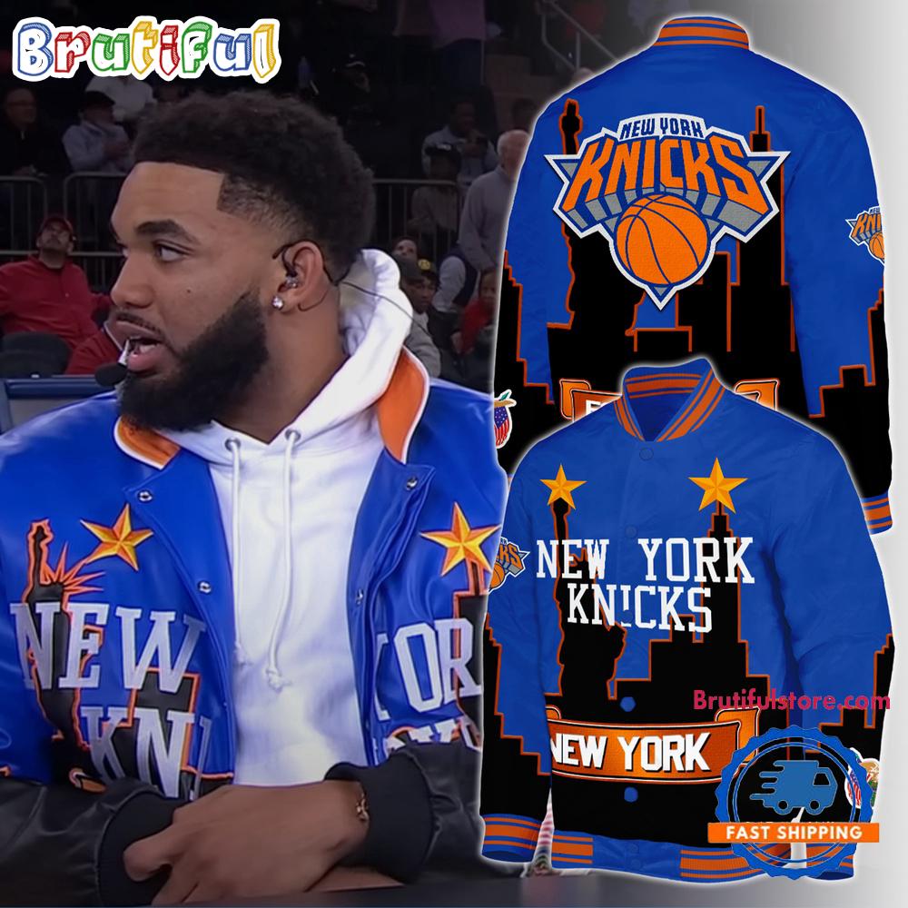 New York Knicks Premium Baseball Jacket