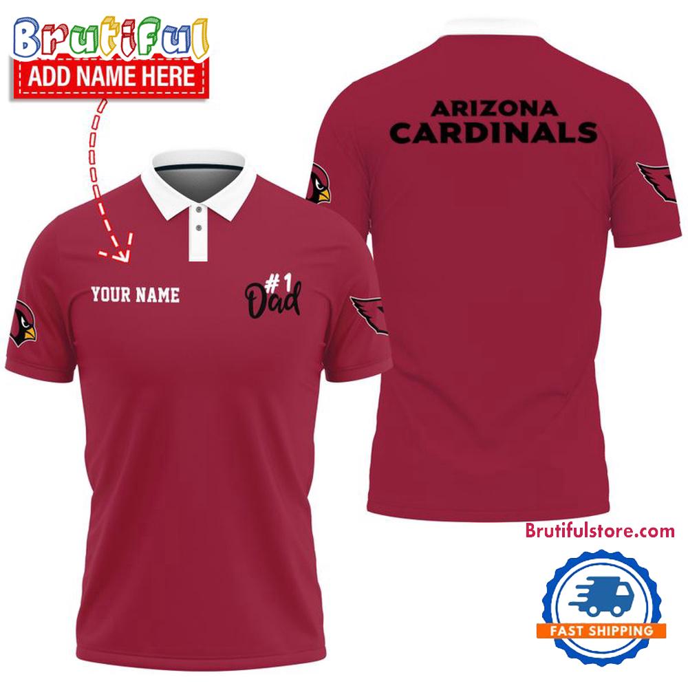 NFL Arizona Cardinals Best Dad Wonderful Father's Day Polo Shirts