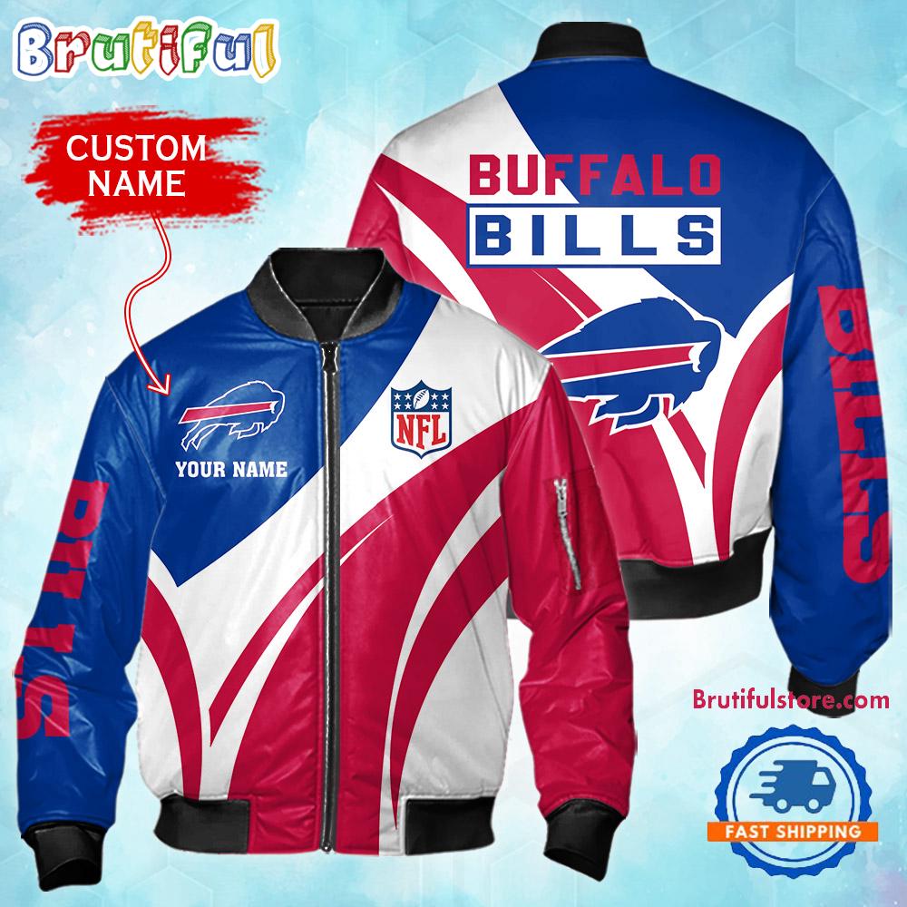 NFL Buffalo Bills Football Team Logo Personalized Bomber Jacket