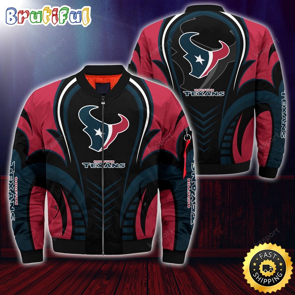 NFL Houston Texans Bomber Jacket Trendy Bomber Jackets