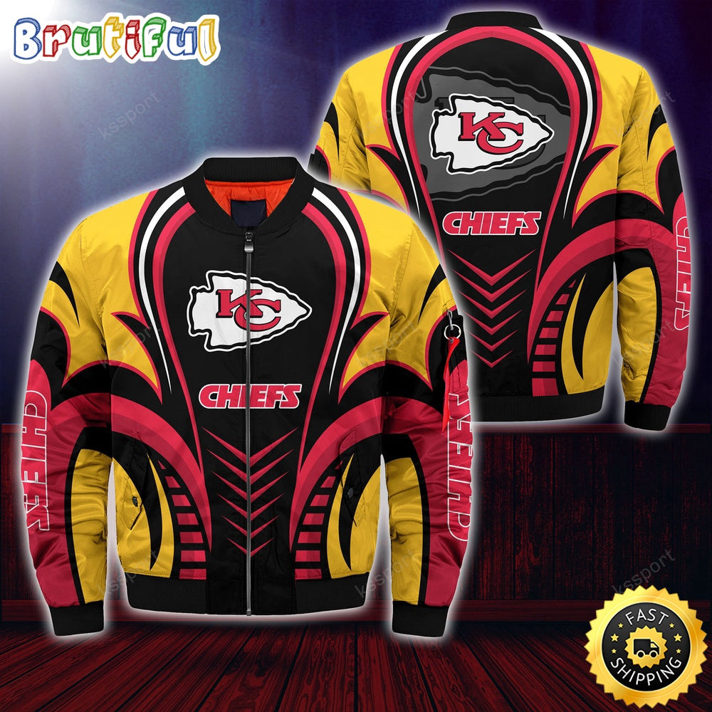 NFL Kansas City Chiefs Bomber Jacket Trendy Bomber Jackets