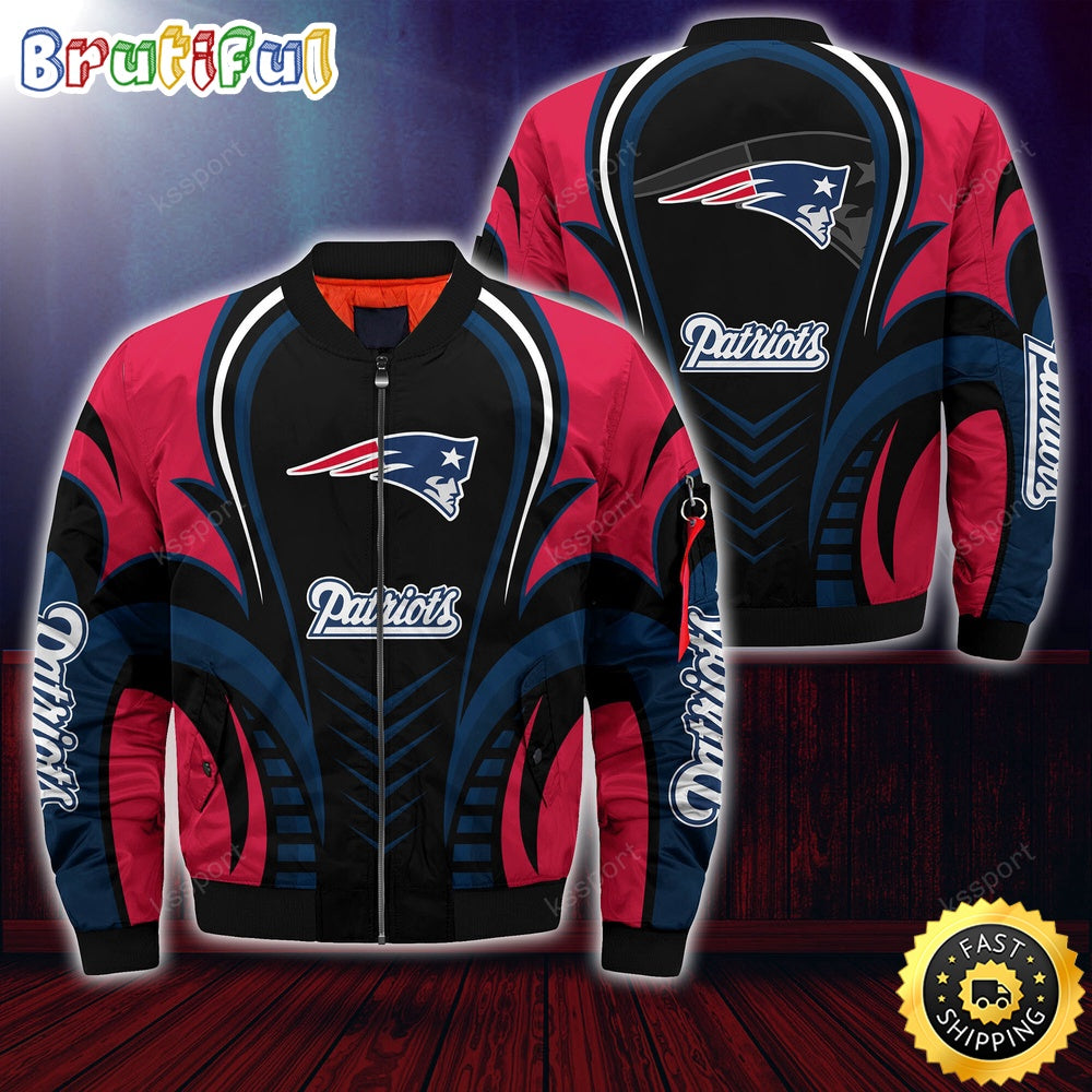 NFL New England Patriots Bomber Jacket Trendy Bomber Jackets