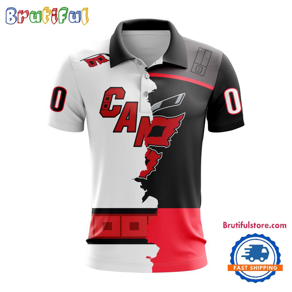 NHL Carolina Hurricanes Personalize Home Mix Away Kits Polo Shirts