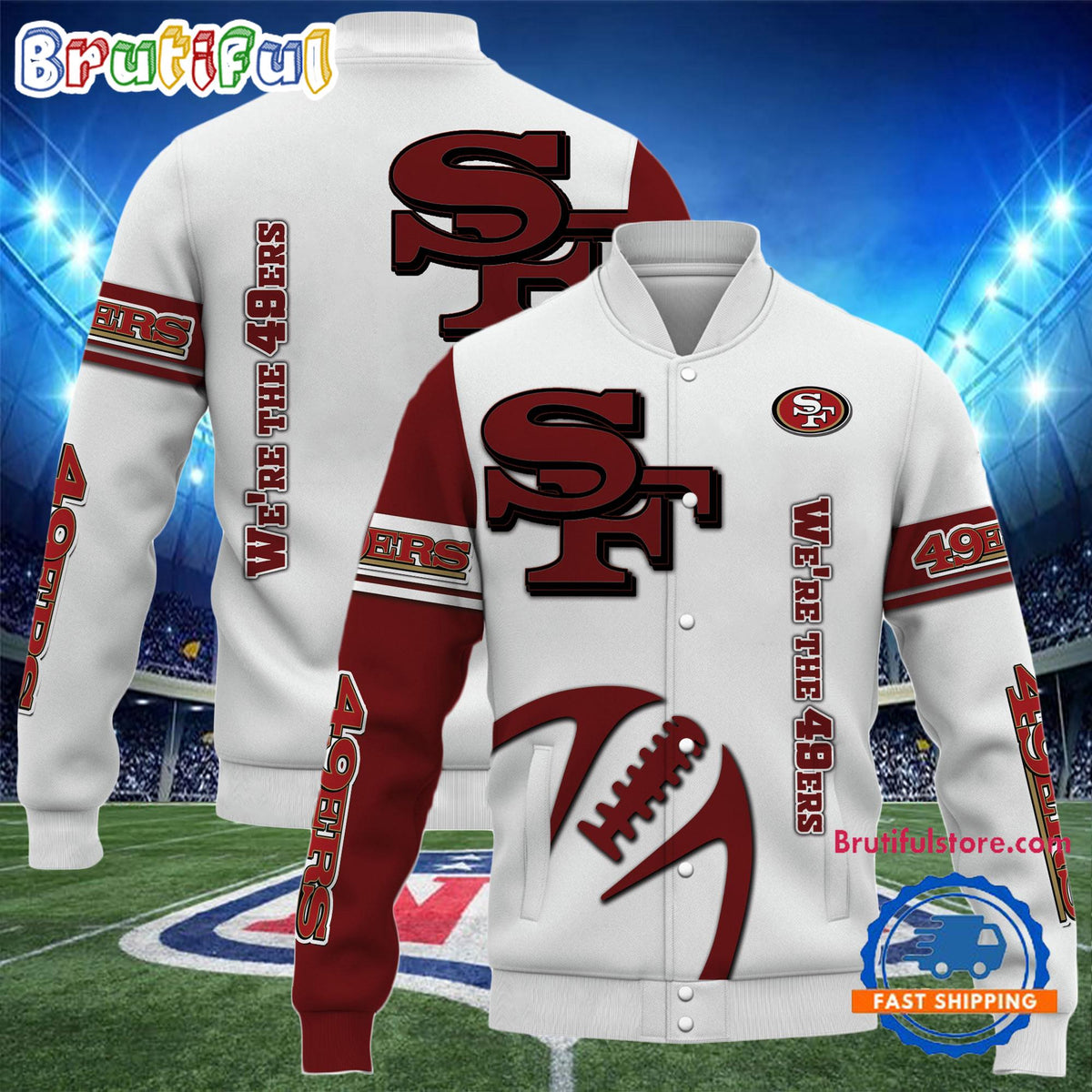 San Francisco 49ers 2024 NFL Team Limited Edition New Design Baseball Jacket